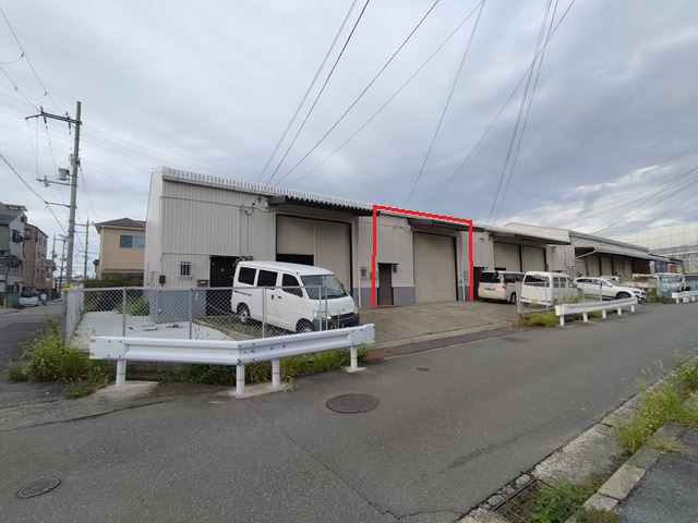 赤枠が賃貸物件です