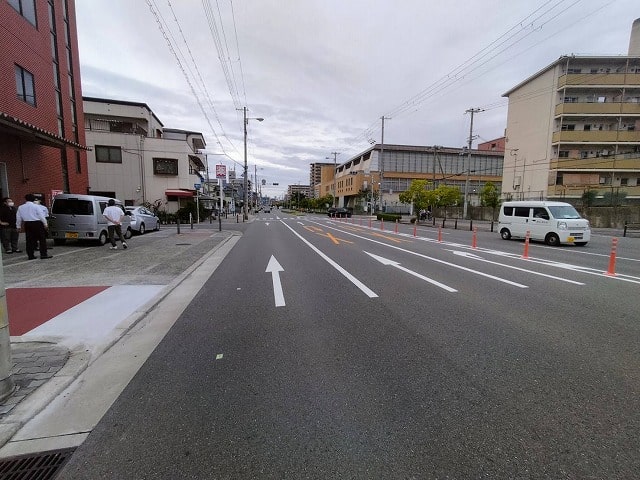 大通り沿い