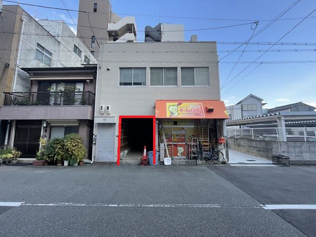 赤枠部分が賃貸物件です