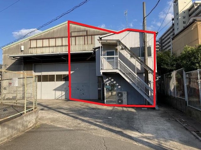 赤枠が賃貸部分です。