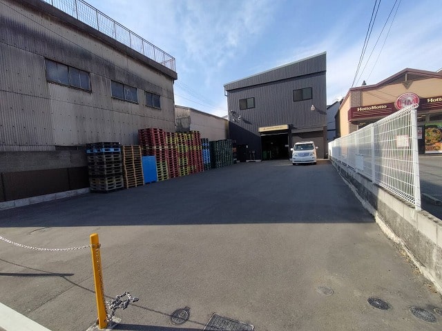 奥行き約22ｍの空地