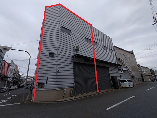 赤枠が賃貸部分