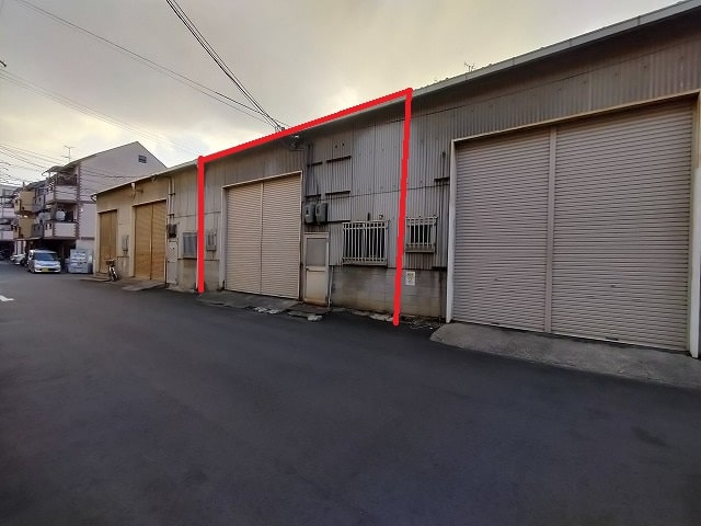 赤枠が賃貸部分になります