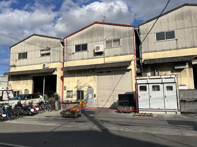 赤枠が賃貸部分です。