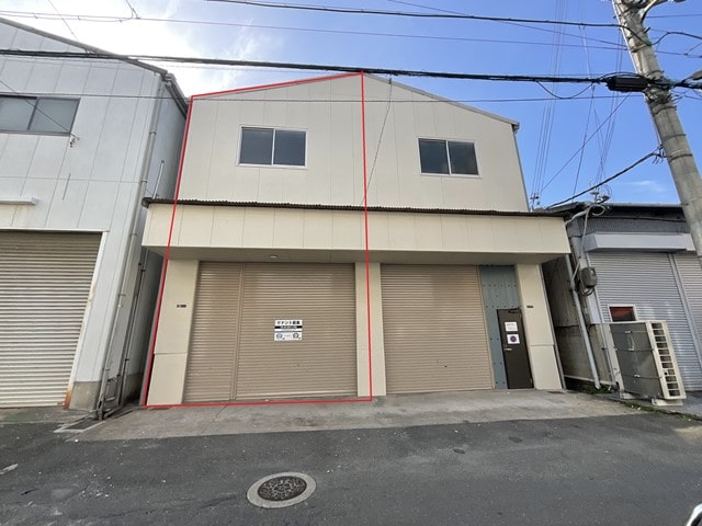 赤枠が賃貸部分です。