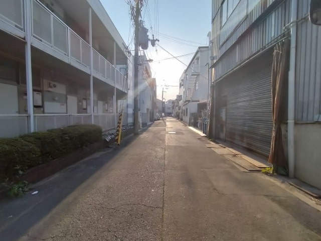 前面道路の幅員約5.5ｍ