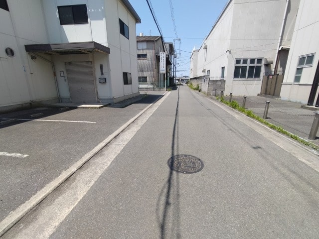 前面道路です。