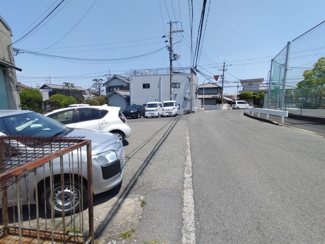 前面道路です。