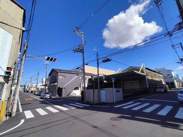 角地です