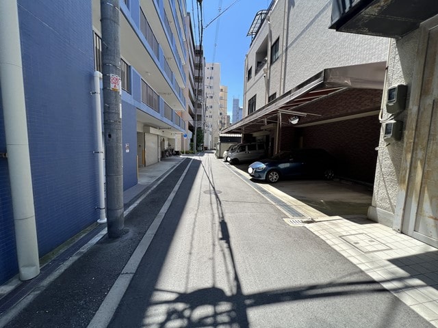 2ｔ車の通行がギリギリです。