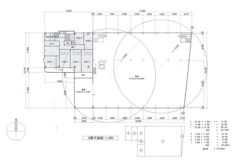 ３階　図面