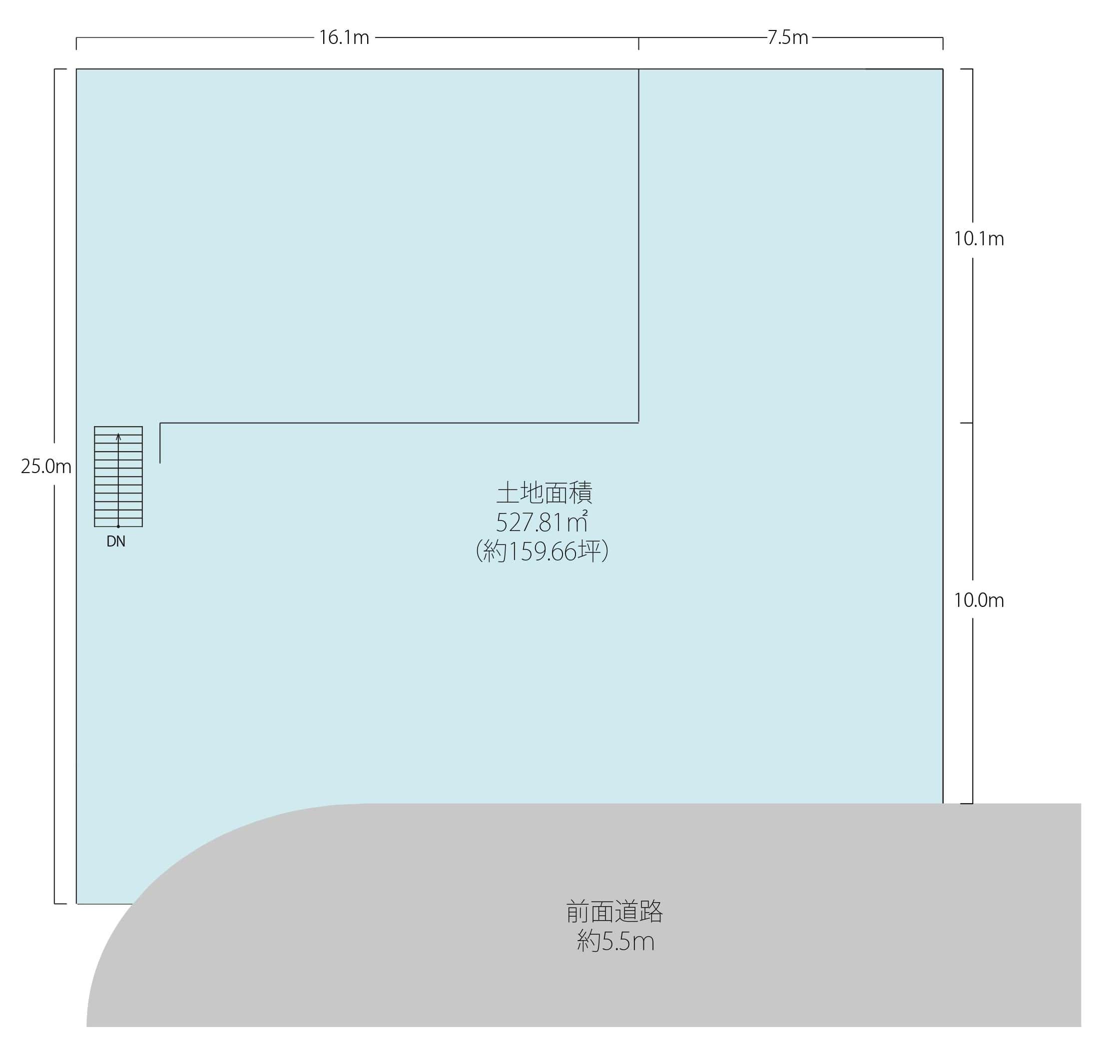 土地図面になります。