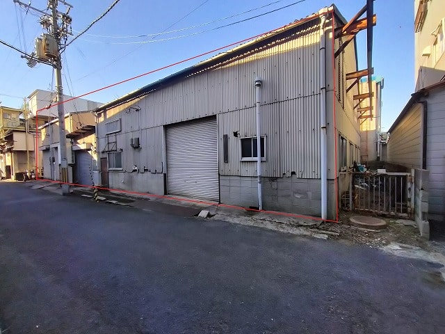 東大阪市玉串町東の４連棟倉庫・工場