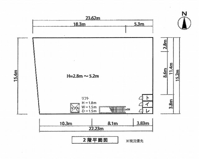 ２階平面図