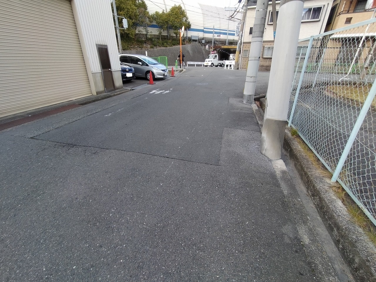 道路幅員5.5mです