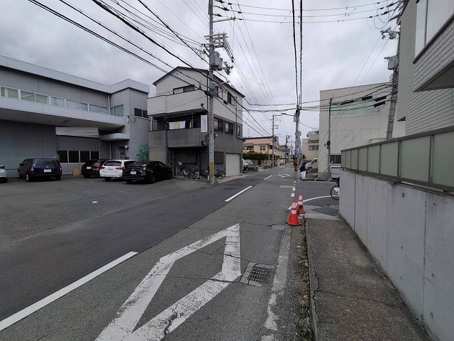 前面道路