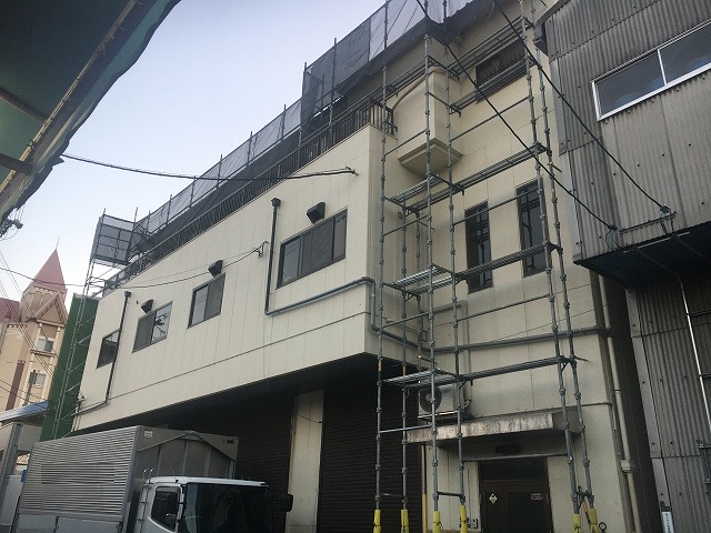 使用部分は2階です。