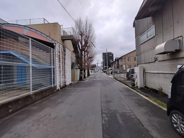 前面道路は4ｍあります。