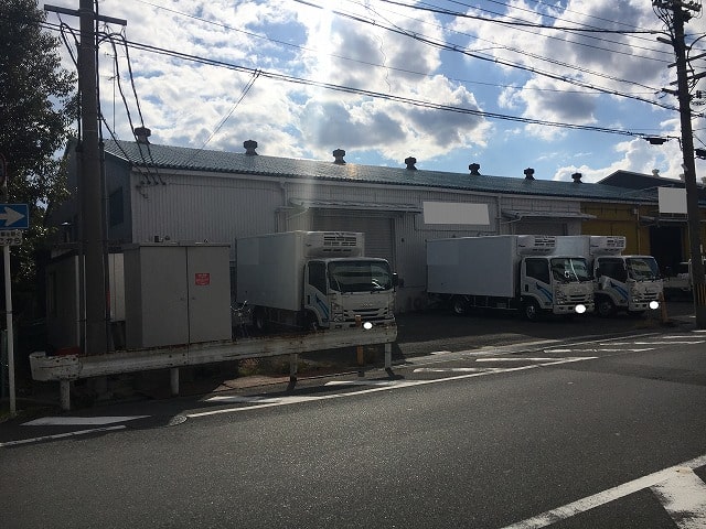 冷凍・冷蔵倉庫設備付き