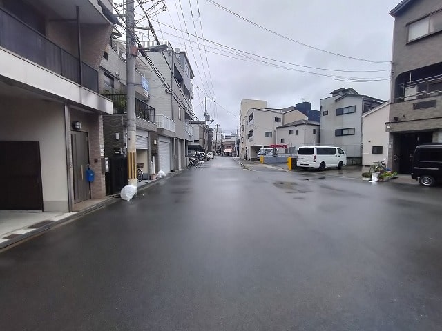 前面道路です。