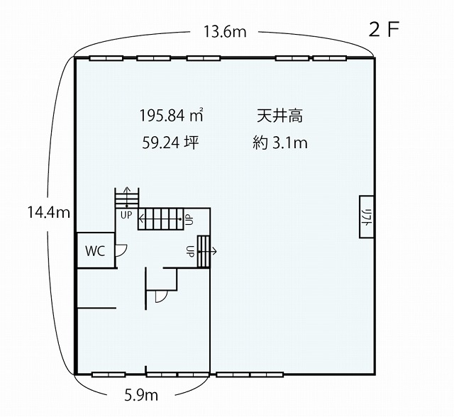 ２階図面です