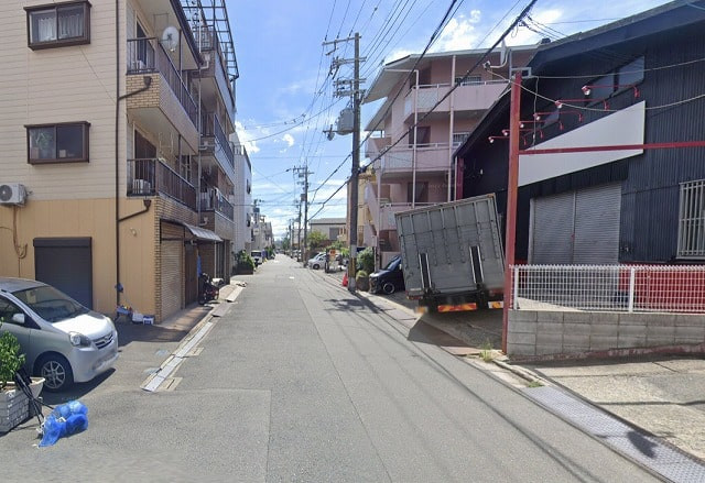 前面道路②