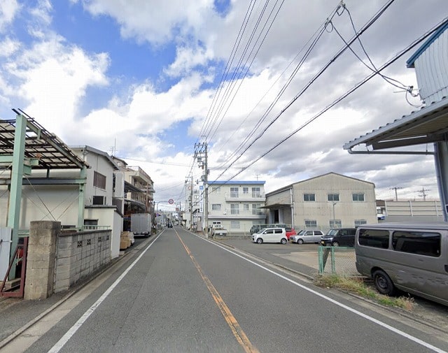 西側前面道路②