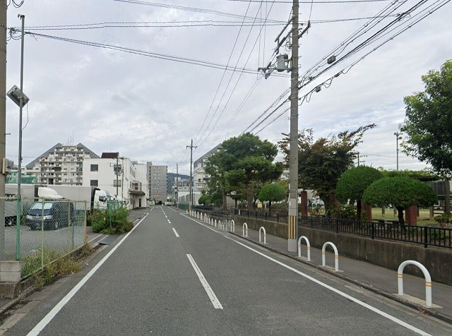 前面道路①