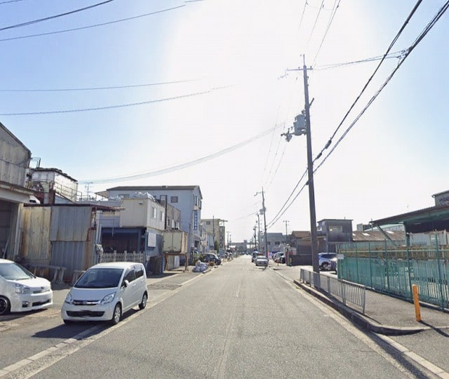 前面道路①