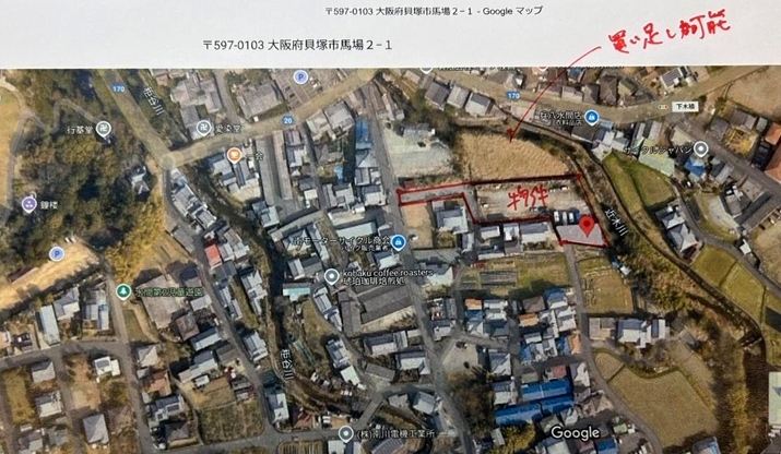 航空写真　隣接地買い足し可能