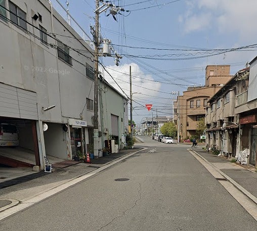 前面道路①