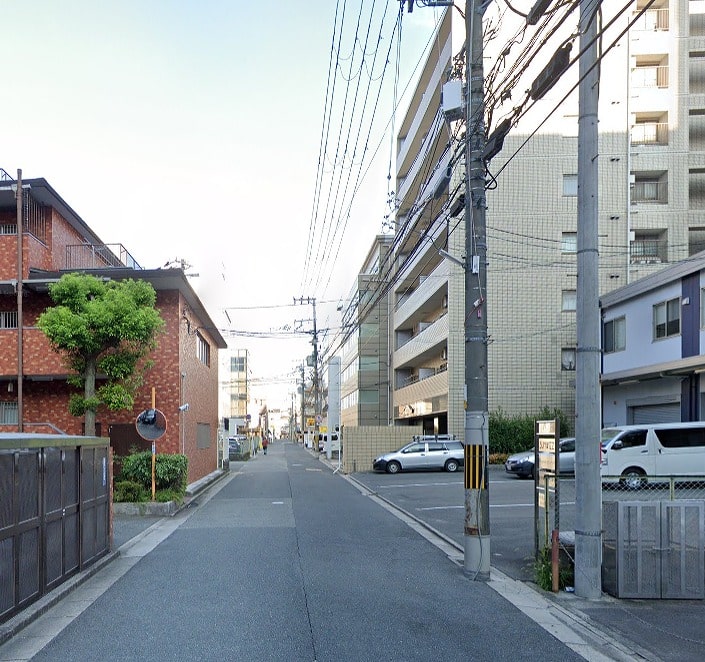 前面道路①