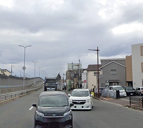 前面道路①