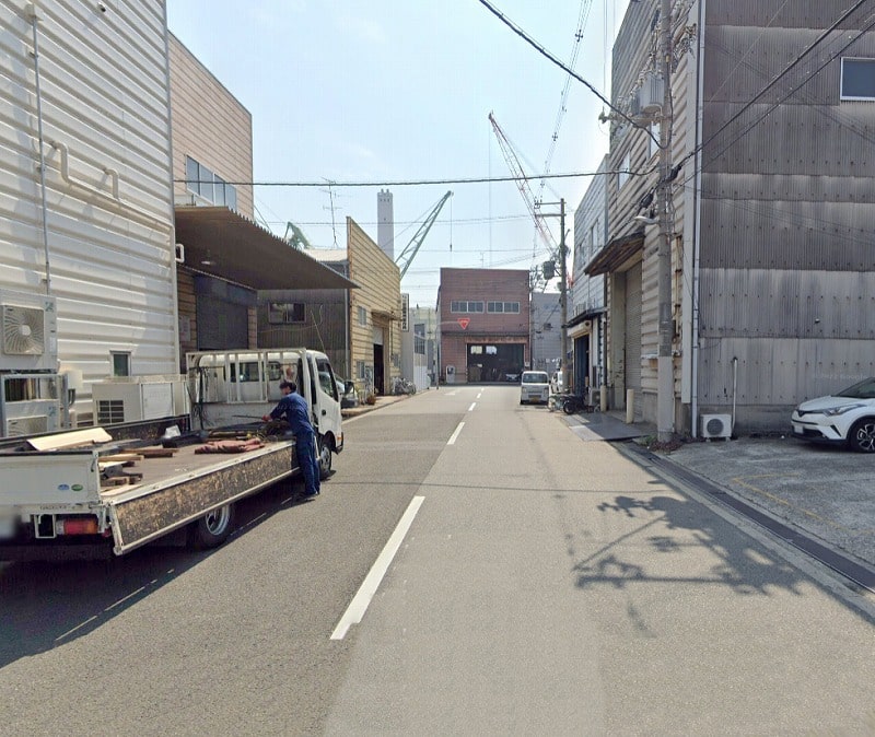 前面道路①