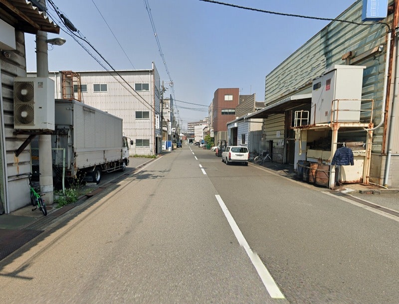 前面道路②