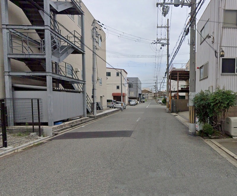 前面道路②