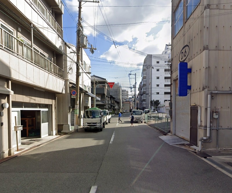 前面道路①