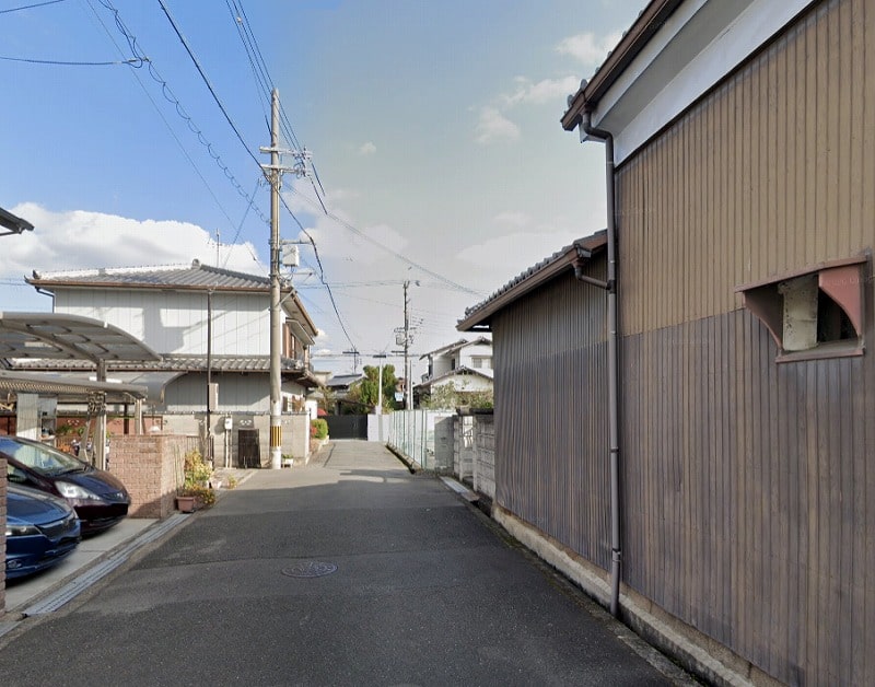 前面道路①