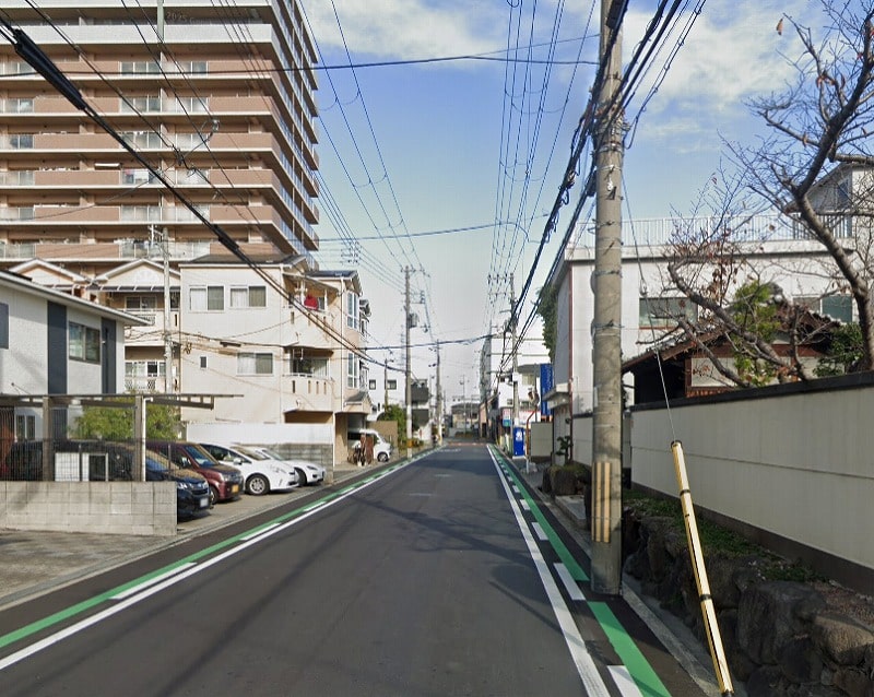 前面道路①