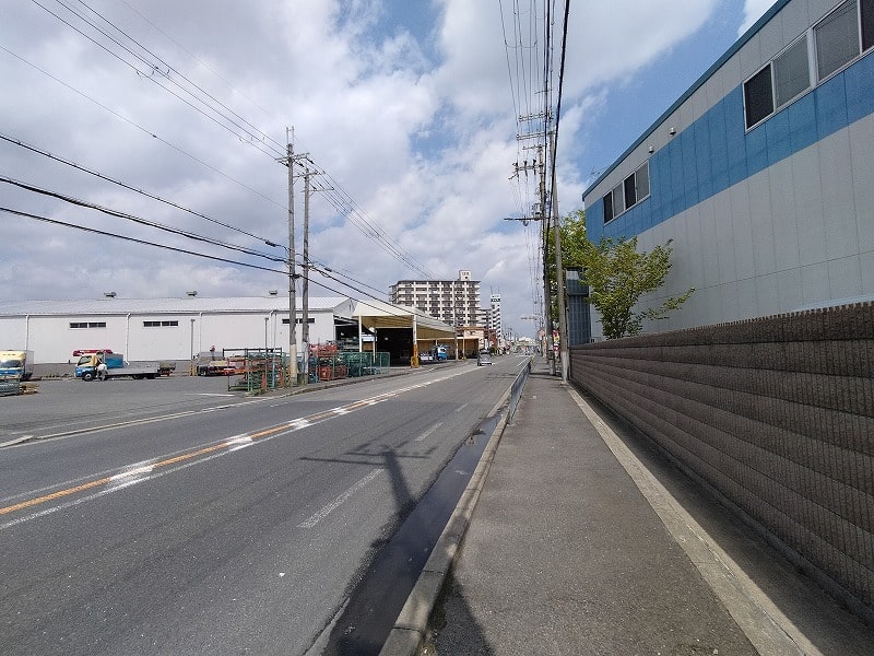 西側道路①