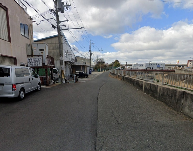 前面道路①