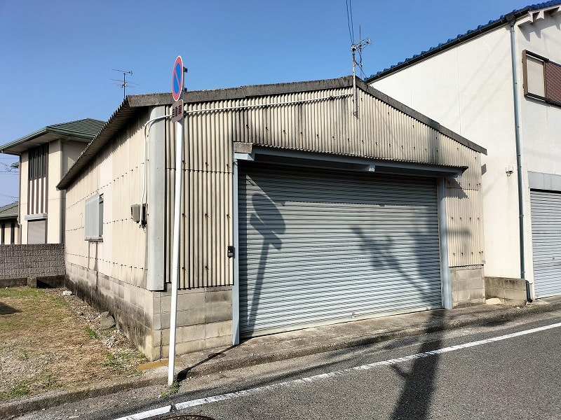 平家建て倉庫です！
