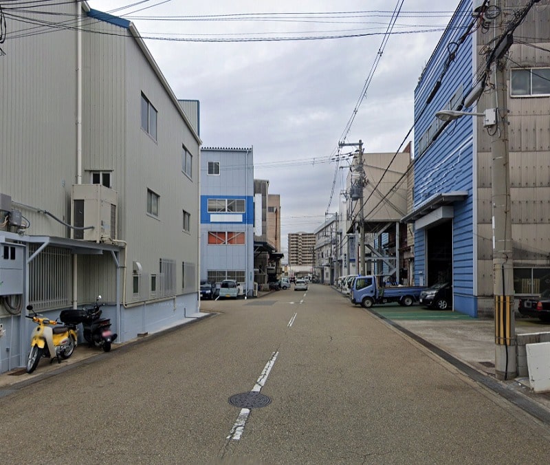 前面道路①