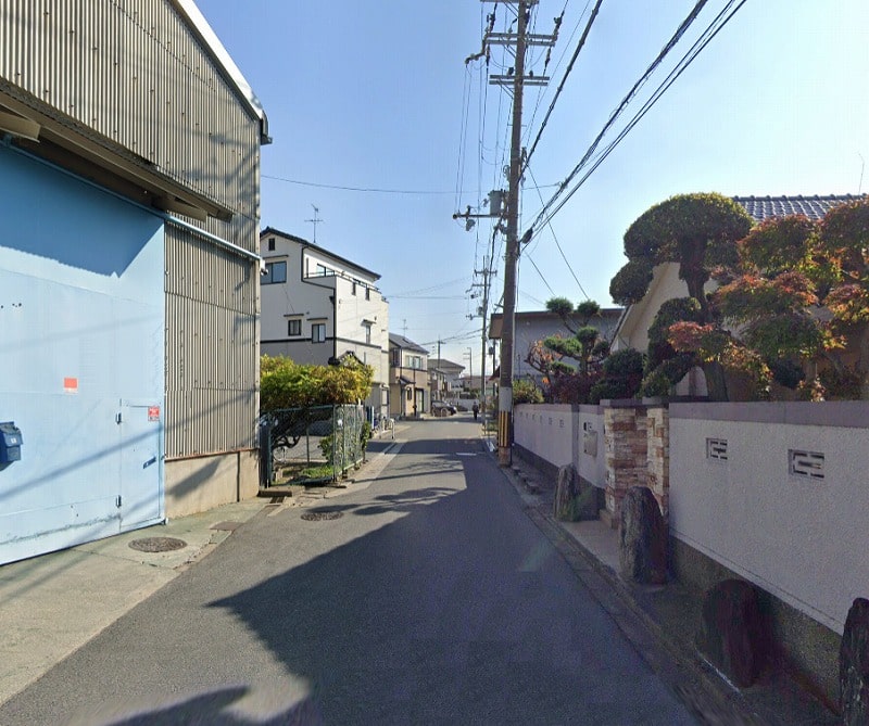 前面道路①