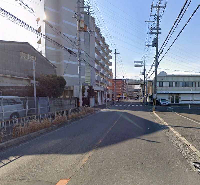 前面道路①