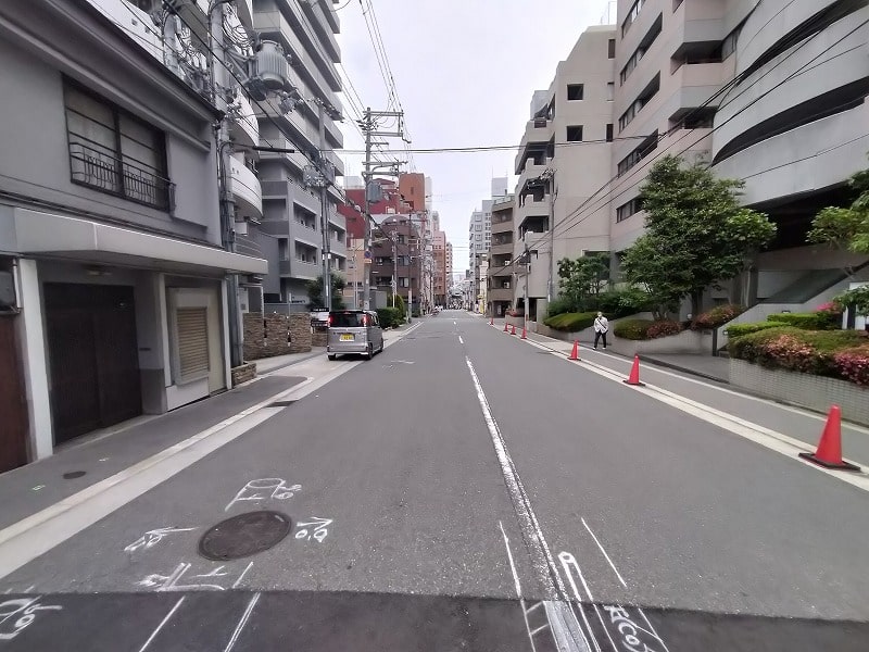 前面道路②