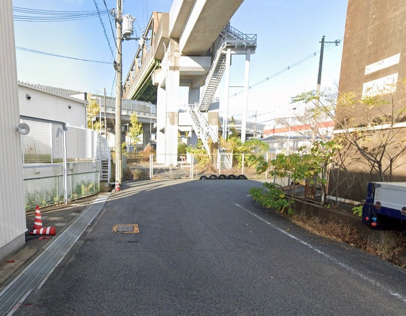 前面道路①