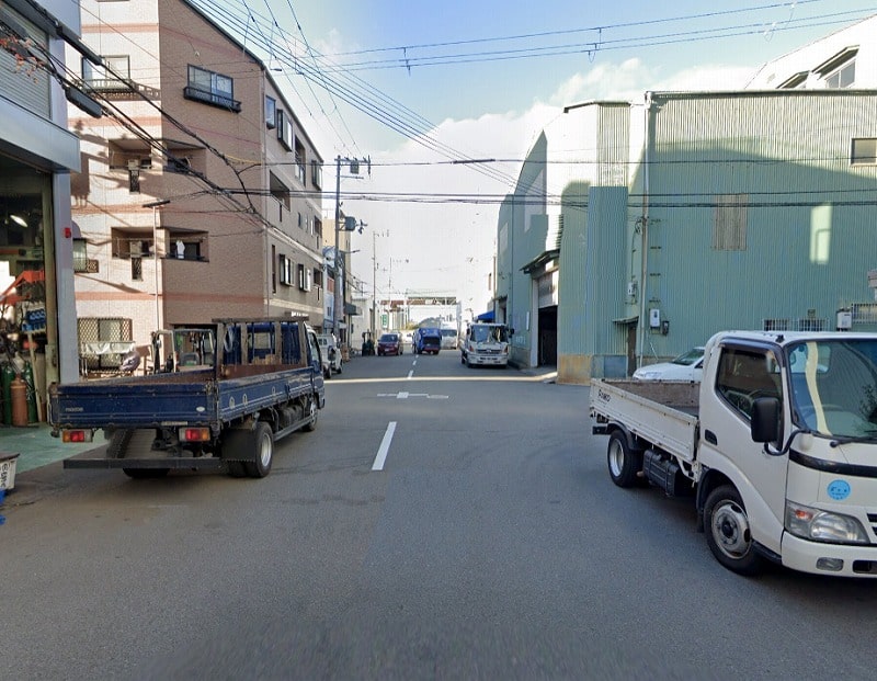 前面道路②