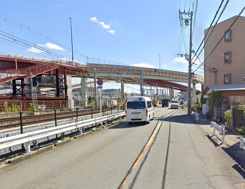 前面道路②