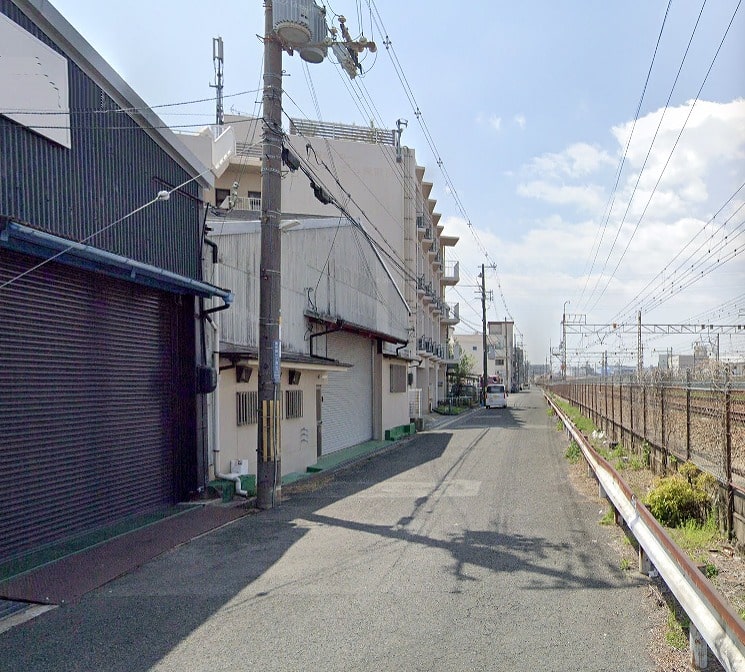前面道路②